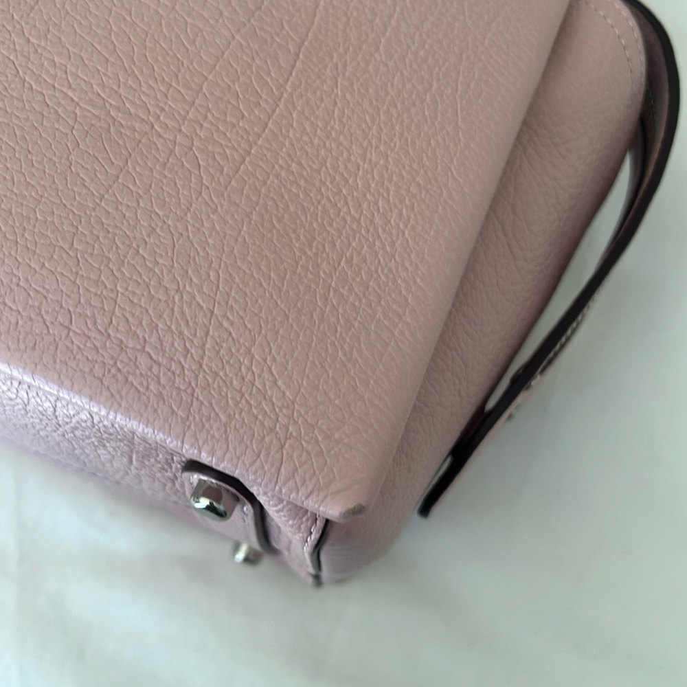 Coach Drew Pink Leather Satchel - Picture 8 of 13